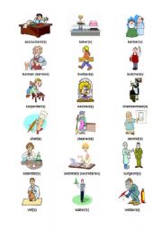English Worksheet: jobs