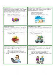 English Worksheet: Writing letters cards
