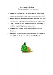 English Worksheet: How to write a short story
