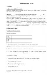 English Worksheet: where are you now, my son ?