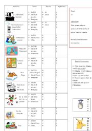 English Worksheet: Daily Habits