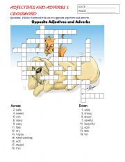 adjectives and adverbs_crosswords-basic