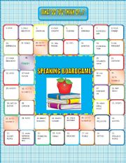 English Worksheet: Speaking Boardgame 