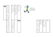 English Worksheet: gameboard