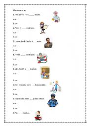 English worksheet: Articles