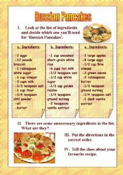 Russian Pancakes Recipe