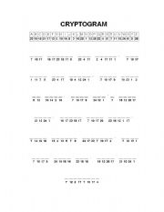 English Worksheet: Cryptogram - Autumn