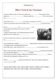 English Worksheet: Oliver Twist and the Victorians