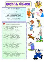 English Worksheet: MODAL VERBS: MUST, MUSTNT, HAVE TO, NEED