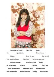English Worksheet: What SHOULD Ugly Betty do to find a boyfriend?