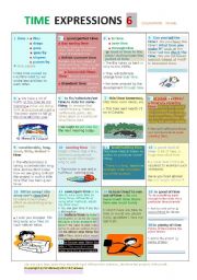 TIME EXPRESSIONS PART 6 Collocations PREVIEW AVAILABLE SOON Problem !!! :()