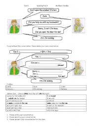 English Worksheet: Can I open the window? (