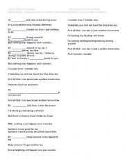 English Worksheet: Song Exercise: Lemon Tree by Fools Garden