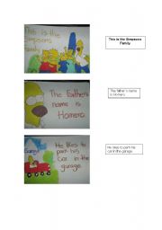 English Worksheet: SIMPSONS STORY FOR TEACHING CHILDREN