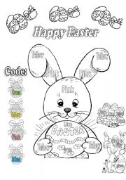 English Worksheet: Happy Easter