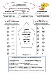 English Worksheet: the simple past