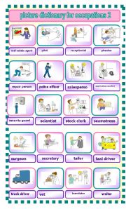 picture dictionary for occupation 3