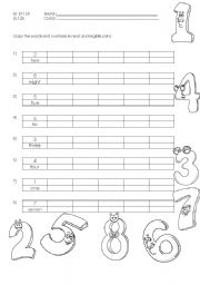 English Worksheet: writing