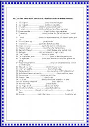 English Worksheet:  TEST INFINITIVES OR GERUNDS BACHILLERATO