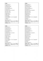 English Worksheet: How to write someones biography