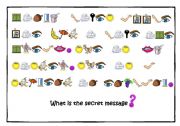 English Worksheet: Secret message game *2*