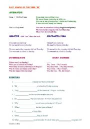 English Worksheet: Past Simple Verb 