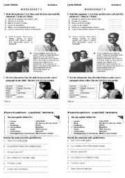 English Worksheet: Writing a paragraph