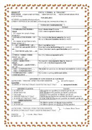 English Worksheet: actve-passve voice;adverbs of contrast