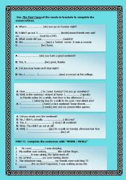 English Worksheet: The Past Simple Tense