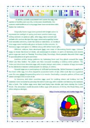 English Worksheet: EASTER - SYMBOL OF EGGS