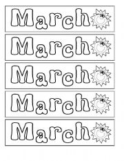 English Worksheet: Months Of the Year