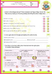 English Worksheet: Fast Food  -  Is it good for you?  -  Listening Test