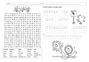 English Worksheet: Spring