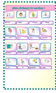 English Worksheet: feelings and emotions 1