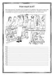 English Worksheet: How much is this?