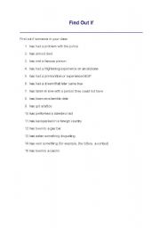 English Worksheet: only if