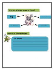 English worksheet: writing 1