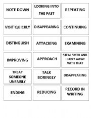 English Worksheet: cards