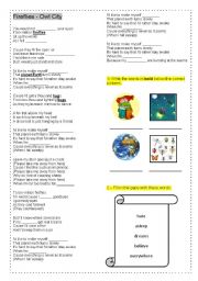 English worksheet: Song: Fireflies by Owl City