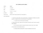 English Worksheet: lesson plan of prepositions