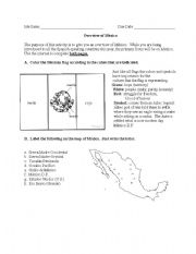 English worksheet: Overview of Mexico