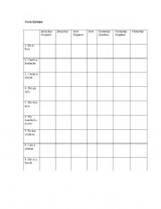 English worksheet: verb tenses