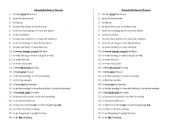 English Worksheet: Household Chores. Phrases