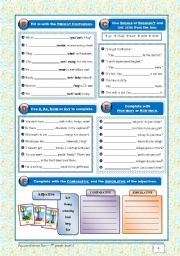 English Worksheet: TV+Food Test (7th grade) + correction PART 2