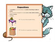 Prepositions Notes Handout