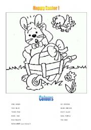 English Worksheet: Happy Easter !