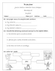 English worksheet: Proper Nouns