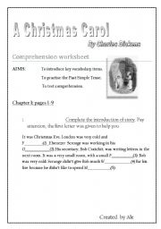 English worksheet: A Christmas Carol 