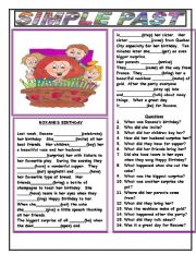 English Worksheet: SIMPLE PAST