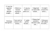 English worksheet: Conditionals around the world game